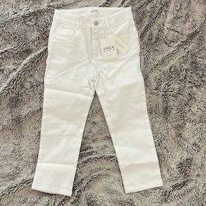 Jack Denim - White Denim Jeans with Adjustable Waist SIZE 7